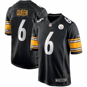 Pittsburgh Steelers Patrick Queen Nike Black Game Jersey